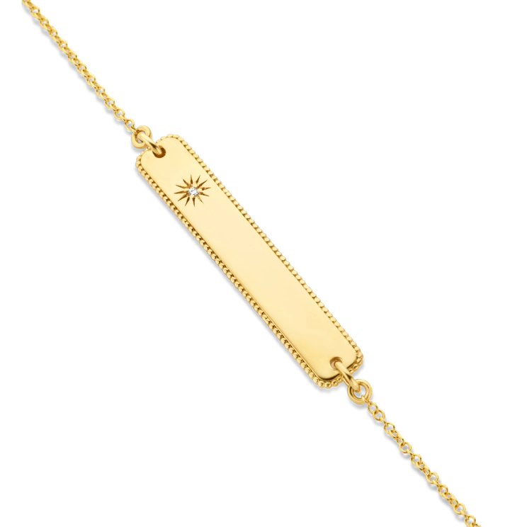 GLD - Bar Engravable Bracelet