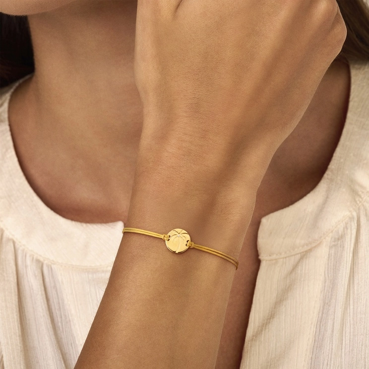 Embrace Palm Tree Cord Bracelet