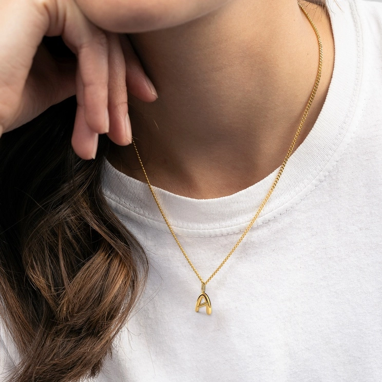 A diamond initial charm