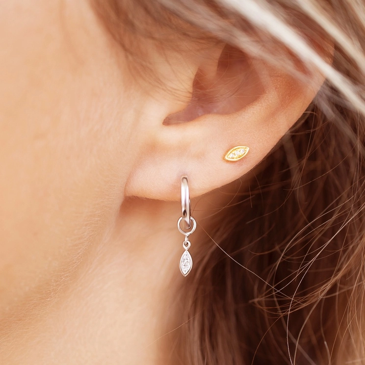 Golden Eye (Single) Hoop