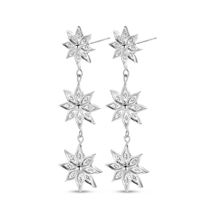 Snow Flower Earrings