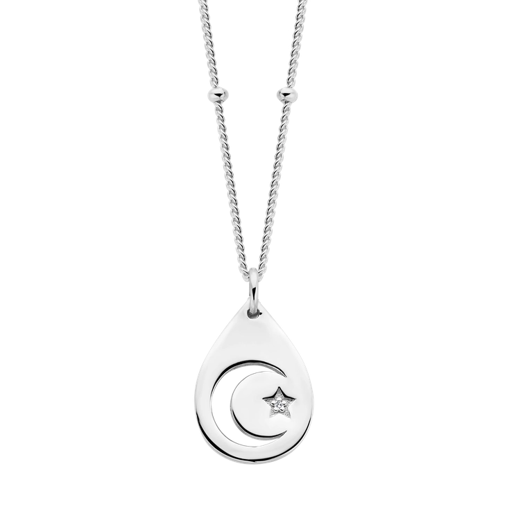 Crescent Star Necklace