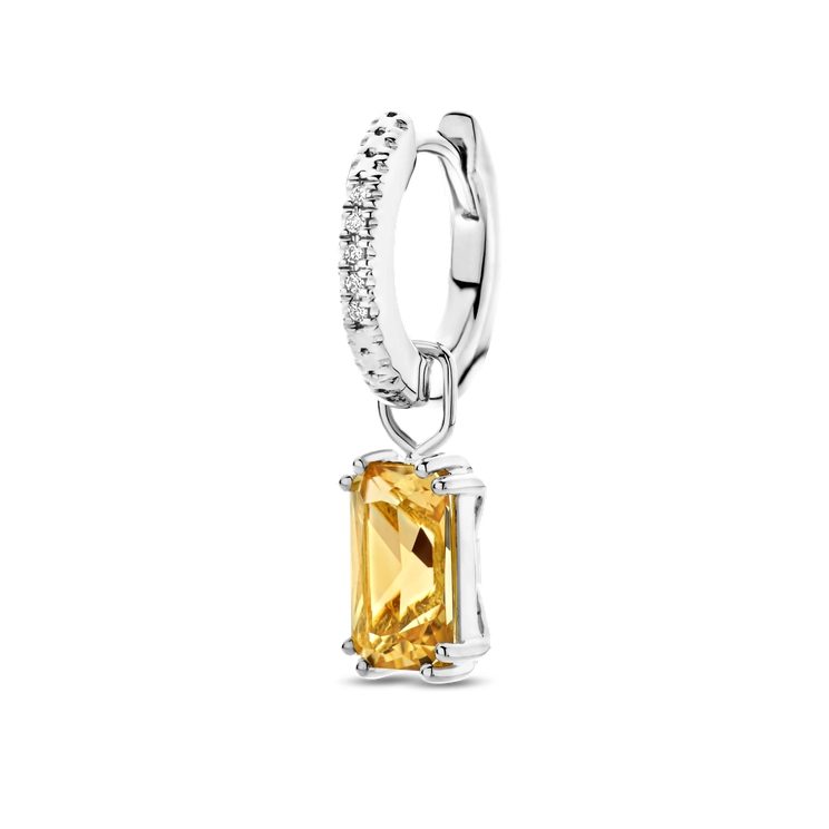Citrine (Single) Hoop