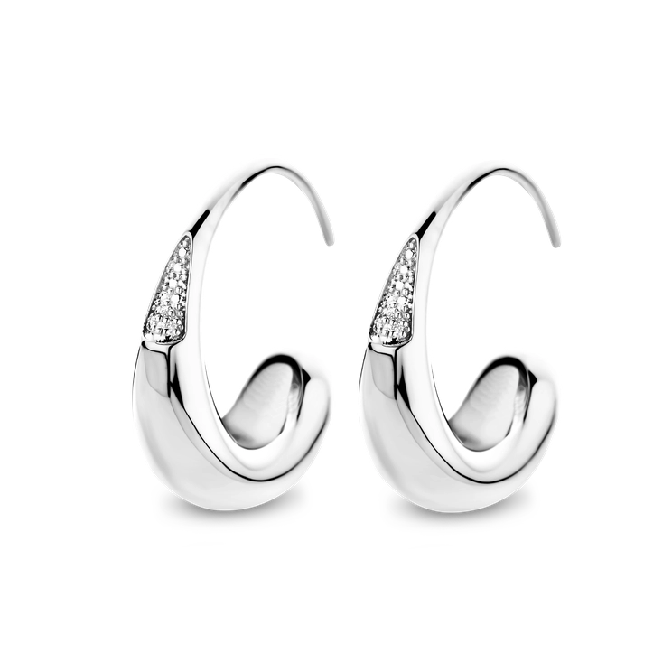 Honey Drip Large Hoops