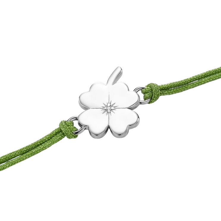 Embrace Clover Cord Bracelet