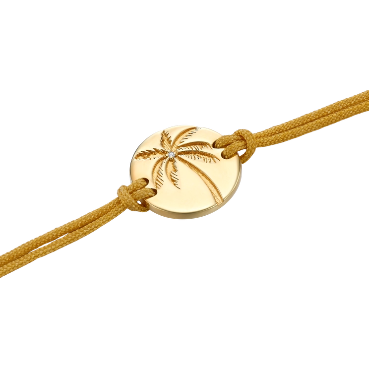 Embrace Palm Tree Cord Bracelet