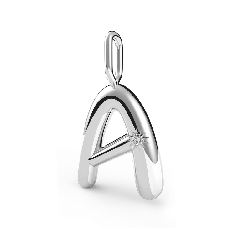 A diamond initial charm