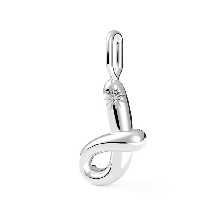 J diamond initial charm