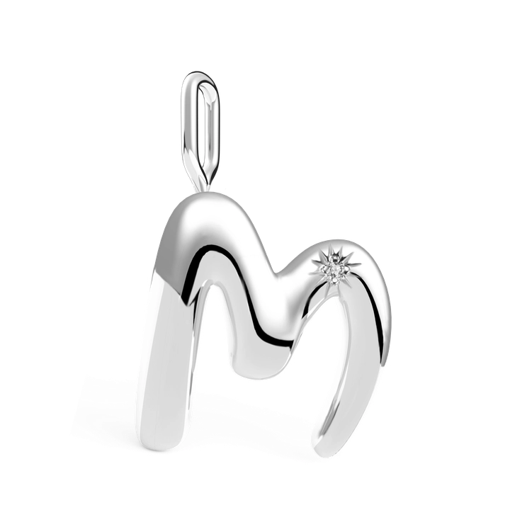 M diamond initial charm