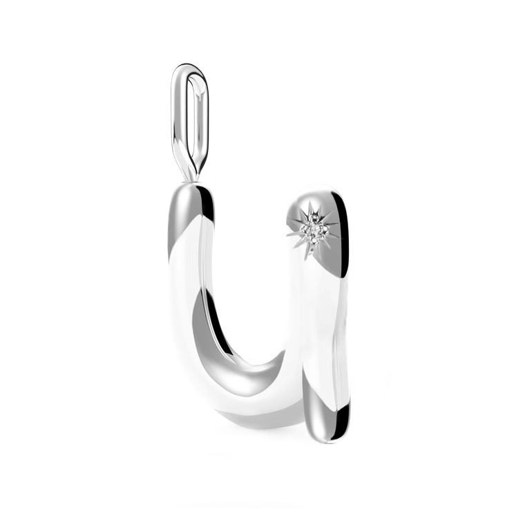 U diamond initial charm