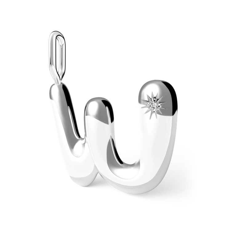 W diamond initial charm
