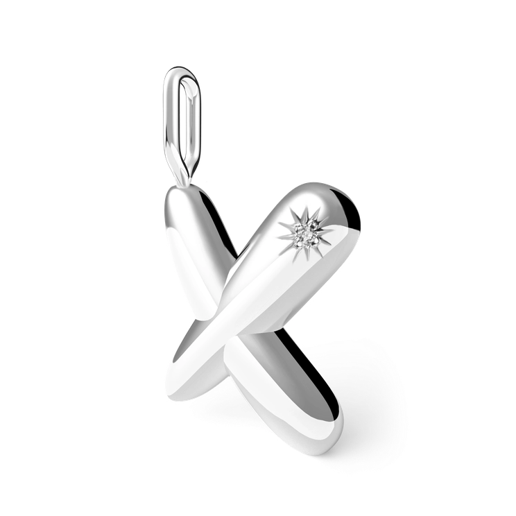 X diamond initial charm